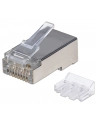 Intellinet Network Solutions Intellinet Wtyk modularny RJ45 8P8C Cat6A STP na drut i linkę słoik 70 szt - nr 12