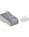 Intellinet Network Solutions Intellinet Wtyk modularny RJ45 8P8C Cat6A STP na drut i linkę słoik 70 szt - nr 23