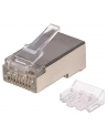Intellinet Network Solutions Intellinet Wtyk modularny RJ45 8P8C Cat6A STP na drut i linkę słoik 70 szt - nr 5