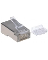 Intellinet Network Solutions Intellinet Wtyk modularny RJ45 8P8C Cat6A STP na drut i linkę słoik 70 szt - nr 6