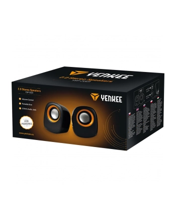 SENCOR Głośniki Stereo 2.0 Black Yenkee YSP 2001BK