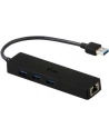 iTec i-tec USB 3.0 Slim HUB 3 Port + Gigabit Ethernet Adapter - nr 39