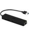 iTec i-tec USB 3.0 Slim HUB 3 Port + Gigabit Ethernet Adapter - nr 42