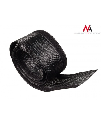 Maclean MCTV-675 B Organizator maskownica kabli 1.8m 85mm czarna na rzep nr 2