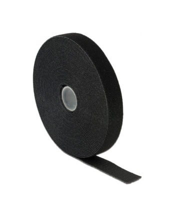 Delock organizer kabli - rzep, długość 10m x szerokość 20mm, rolka, czarny nr 1