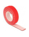 Delock organizer kabli - rzep, długość 1m x szerokość 13mm, rolka, czerwony - nr 12