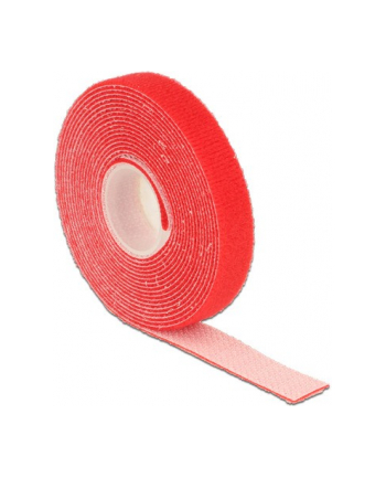 Delock organizer kabli - rzep, długość 3m x szerokość 13mm, rolka, czerwony nr 1