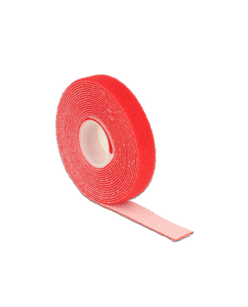 Delock organizer kabli - rzep, długość 3m x szerokość 13mm, rolka, czerwony nr 2