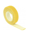 Delock organizer kabli - rzep, długość 1m x szerokość 13mm, rolka, żółty - nr 12