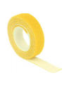 Delock organizer kabli - rzep, długość 1m x szerokość 13mm, rolka, żółty - nr 13