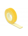 Delock organizer kabli - rzep, długość 1m x szerokość 13mm, rolka, żółty - nr 8
