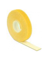 Delock organizer kabli - rzep, długość 3m x szerokość 13mm, rolka, żółty - nr 13
