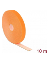 Delock organizer kabli - rzep, długość 10m x szerokość 20mm, rolka, pomarańczowy - nr 12
