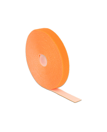 Delock organizer kabli - rzep, długość 10m x szerokość 20mm, rolka, pomarańczowy nr 2