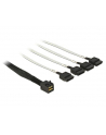 Delock Kabel Mini SAS HD SFF-8643 > 4 x SATA 7 Pin 0.5m - nr 1