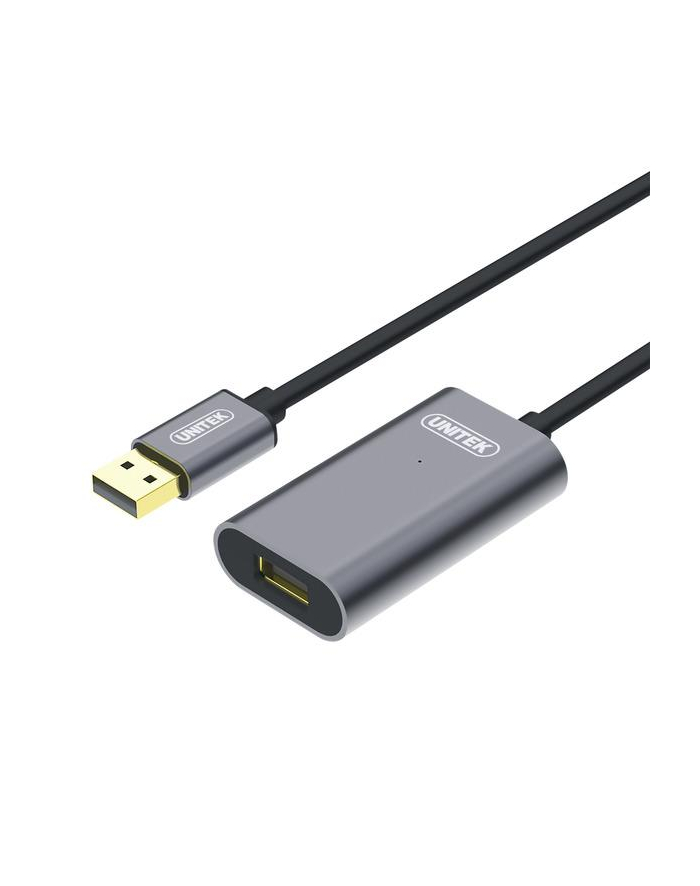 Unitek Wzmacniacz sygnału USB 2.0., 5m,  Alu., Y-271 główny