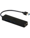 iTec i-tec USB 3.0 Slim HUB 3 Port + Gigabit Ethernet Adapter - nr 25