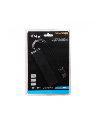 iTec i-tec USB 3.0 Slim HUB 3 Port + Gigabit Ethernet Adapter