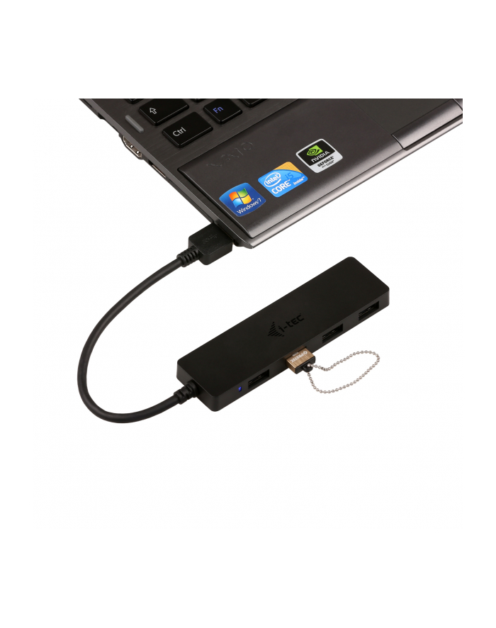 iTec i-tec USB 3.0 SLIM HUB 4 Port passive - Black główny