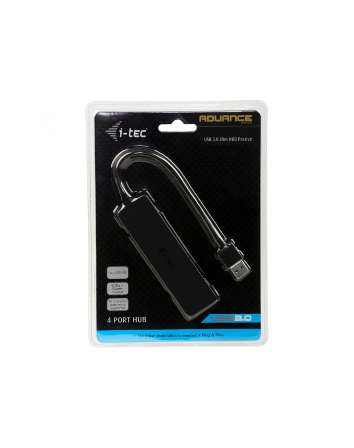 iTec i-tec USB 3.0 SLIM HUB 4 Port passive - Black główny