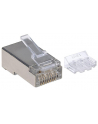 Intellinet Network Solutions Intellinet Wtyk modularny RJ45 8P8C Cat6A STP na linkę słoik 90 szt - nr 2