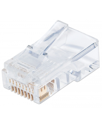 Intellinet Network Solutions Intellinet Wtyk modularny RJ45 8P8C Cat5e UTP na drut słoik 100szt