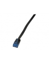 LOGILINK Płaski Patchcord CAT5e U-UTP 0.5m czarny - nr 3