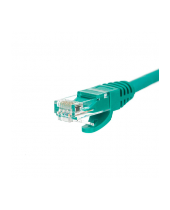 Netrack patchcord RJ45, osłonka zalewana, kat. 6 UTP, 0.25m zielony