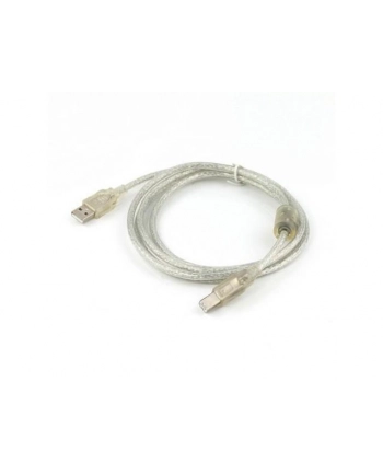 Gembird kabel USB 2.0 AM->BM, premium, ferryt, 4.5m , przezroczysty nr 2