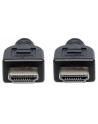Manhattan Kabel monitorowy HDMI/HDMI V2.0 M/M Ethernet 1m czarny - nr 18