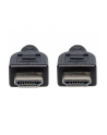 Manhattan Kabel monitorowy HDMI/HDMI V2.0 M/M Ethernet 5m czarny - nr 30