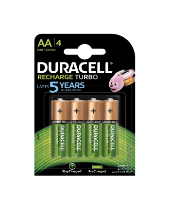 Akumulatorek  DURACELL AA 2400mAh B4 (4 szt.) nr 2