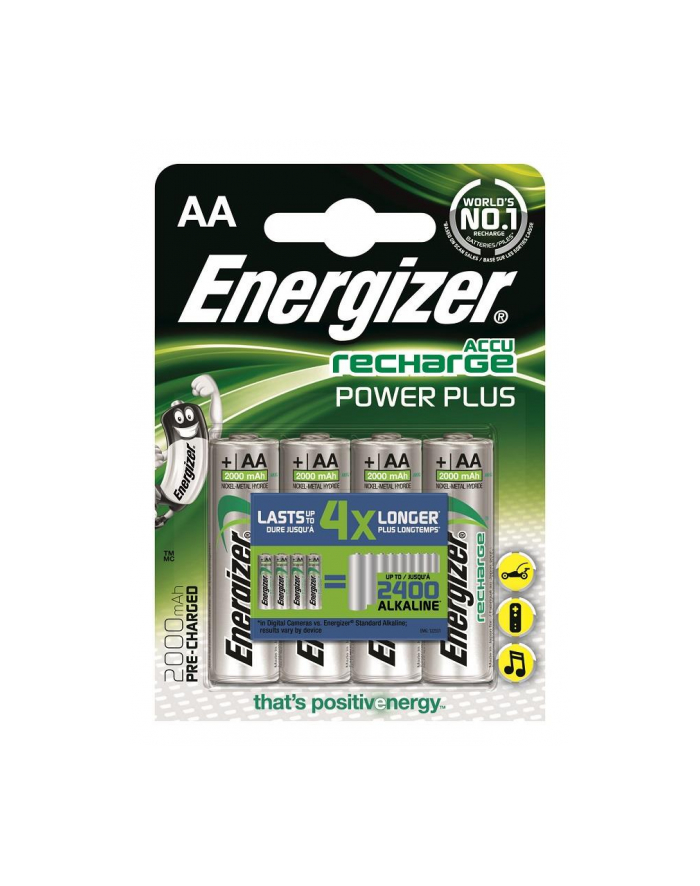 Akumulator ENERGIZER Power Plus, AA, HR6, 1,2V, 2000mAh, 4szt. główny