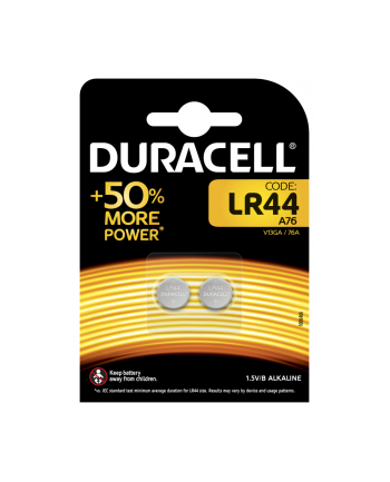 Bateria DURACELLalkaliczna LR44 B2(2 szt.)