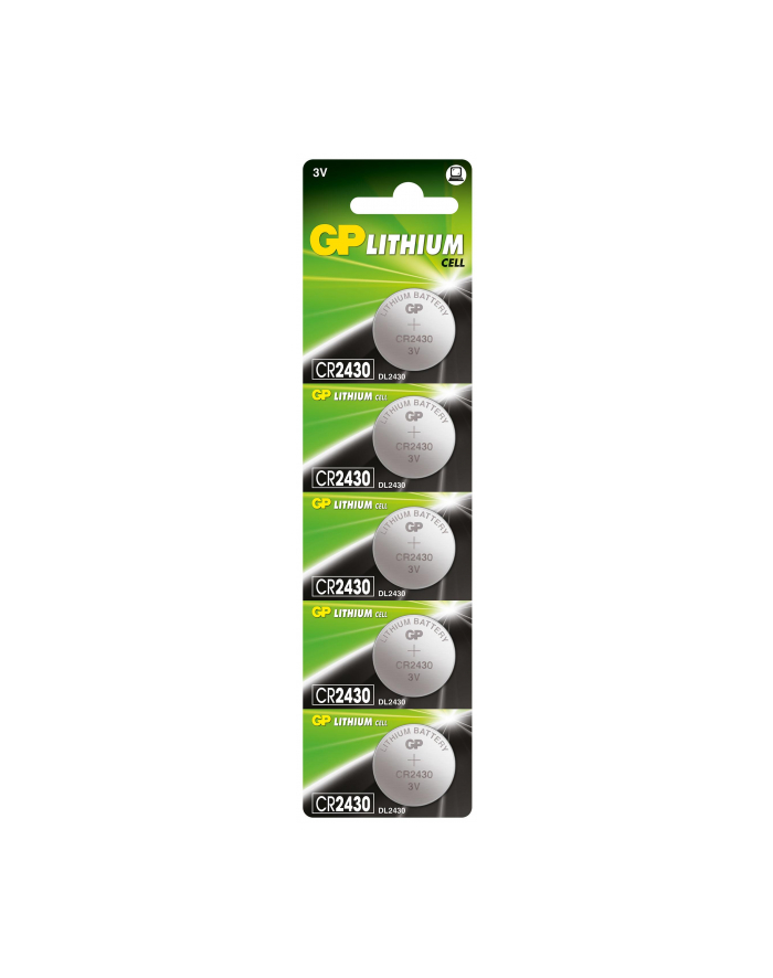 Bateria guzikowa litowa GP Batteries CR2430-U5 3.0V | blister 5 szt. główny