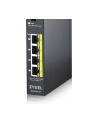 Zyxel RGS100-5P Industrial Switch 4x GbE+1x SFP, PoE DIN rail/Wall mount, IP30 - nr 21
