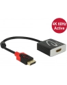 Delock Adapter Displayport 1.2 męski > HDMI żeński 4K 60 Hz aktywne - nr 15