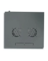 Techly Szafka wisząca ECO 19'' 6U/320 mm szklane drzwi zmontowana czarna - nr 7