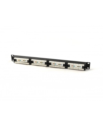Patch panel Digitus 19'' 24-portowy UTP kat. 5E, czarny nr 1
