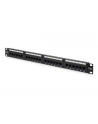 Patch panel Digitus 19'' 24-portowy UTP kat. 5E, czarny - nr 9