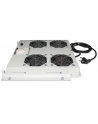 Intellinet Panel wentylacyjny 4W z termostatem i kablem do szafy 19'' szary - nr 9