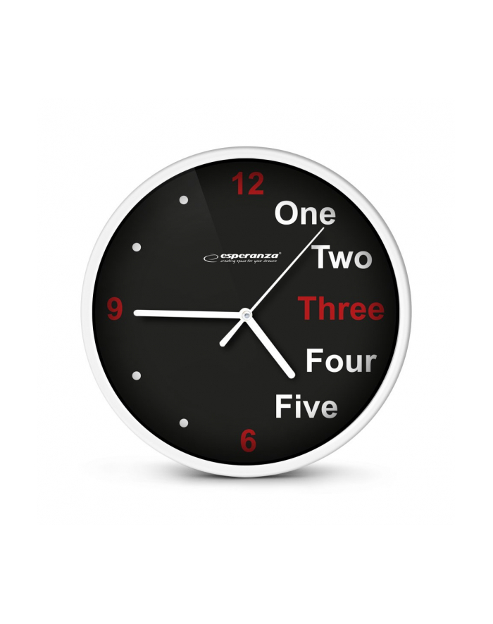 Esperanza ZEGAR ŚCIENNY PRAGUE BIAŁY główny