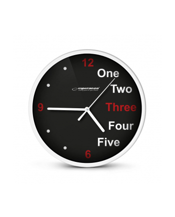 Esperanza ZEGAR ŚCIENNY PRAGUE BIAŁY