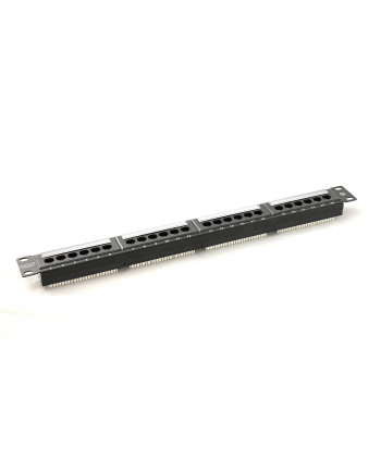 Patch panel Digitus 19'' 24-portowy UTP kat. 5E, czarny