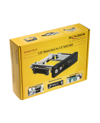 Delock 5.25″ Obudowa przenośna 1 x 3.5″ SATA HDD