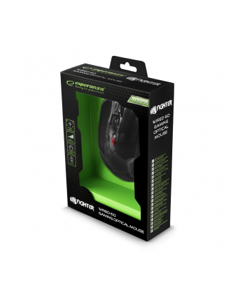ESPERANZA EGM205R MYSZ PRZEWODOWA DLA GRACZY 6D USB MX205 - FIGHTER - CZERWONA
