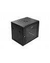 DIGITUS Szafka wisząca 19'' 9U 600x450 czarna RAL9004 - nr 1