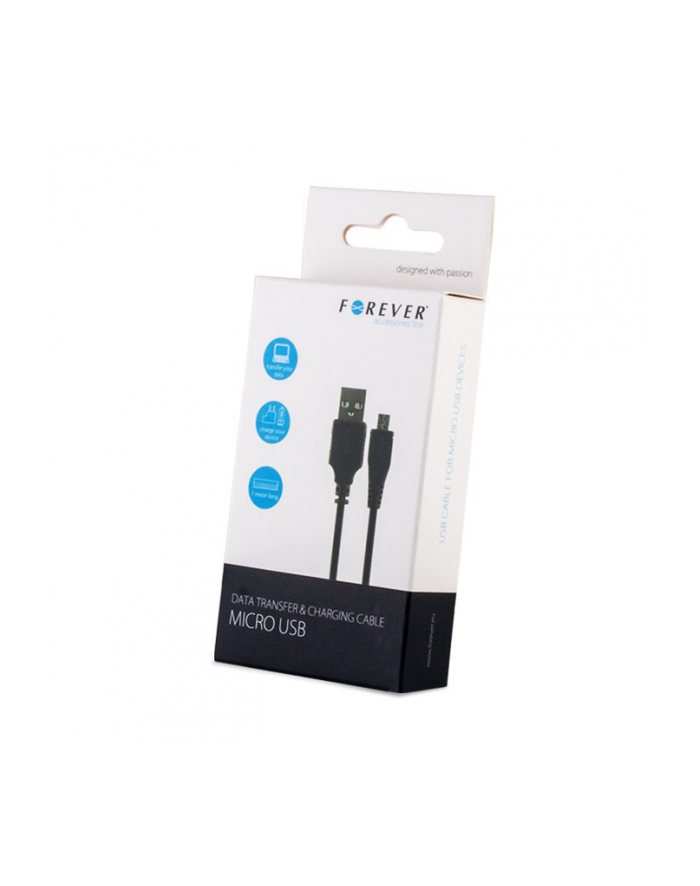 Forever Kabel Micro USB 3M Czarny główny