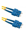 Qoltec Patchcord światłowodowy SC/UPC-SC/UPC | SM | 9/125 |  G652D | 2m - nr 3