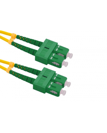 Qoltec Patchcord światłowodowy SC/APC-SC/APC | SM | 9/125 | G652D 0,5m